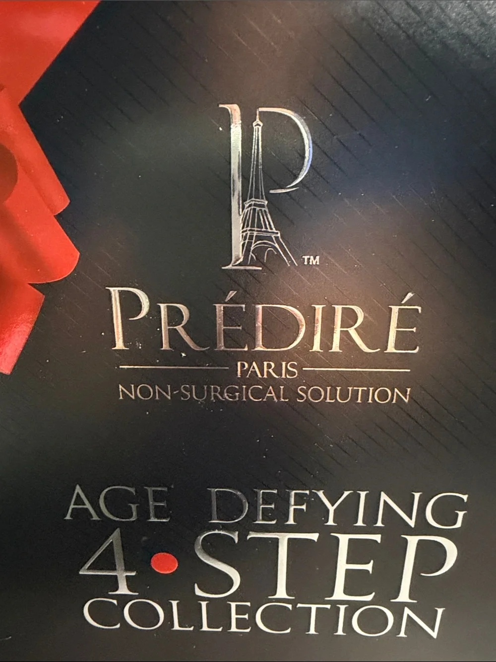 Prédiré Paris Age Defying 4-Step Collection - Black & Red Gift Box